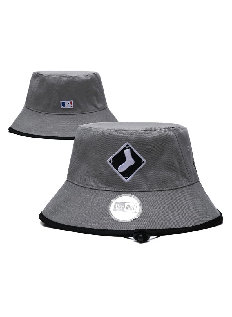 New Era MLB Chicago White Sox Grey and Black Contrast Bucket Hat